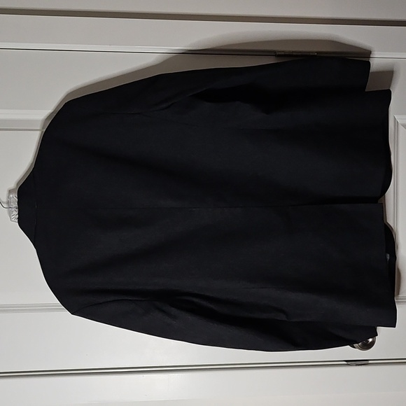 GAP Mens Cotton Blend Chambray Charcoal Gray Denim Blazer Sports Jacket Large - Picture 5 of 16